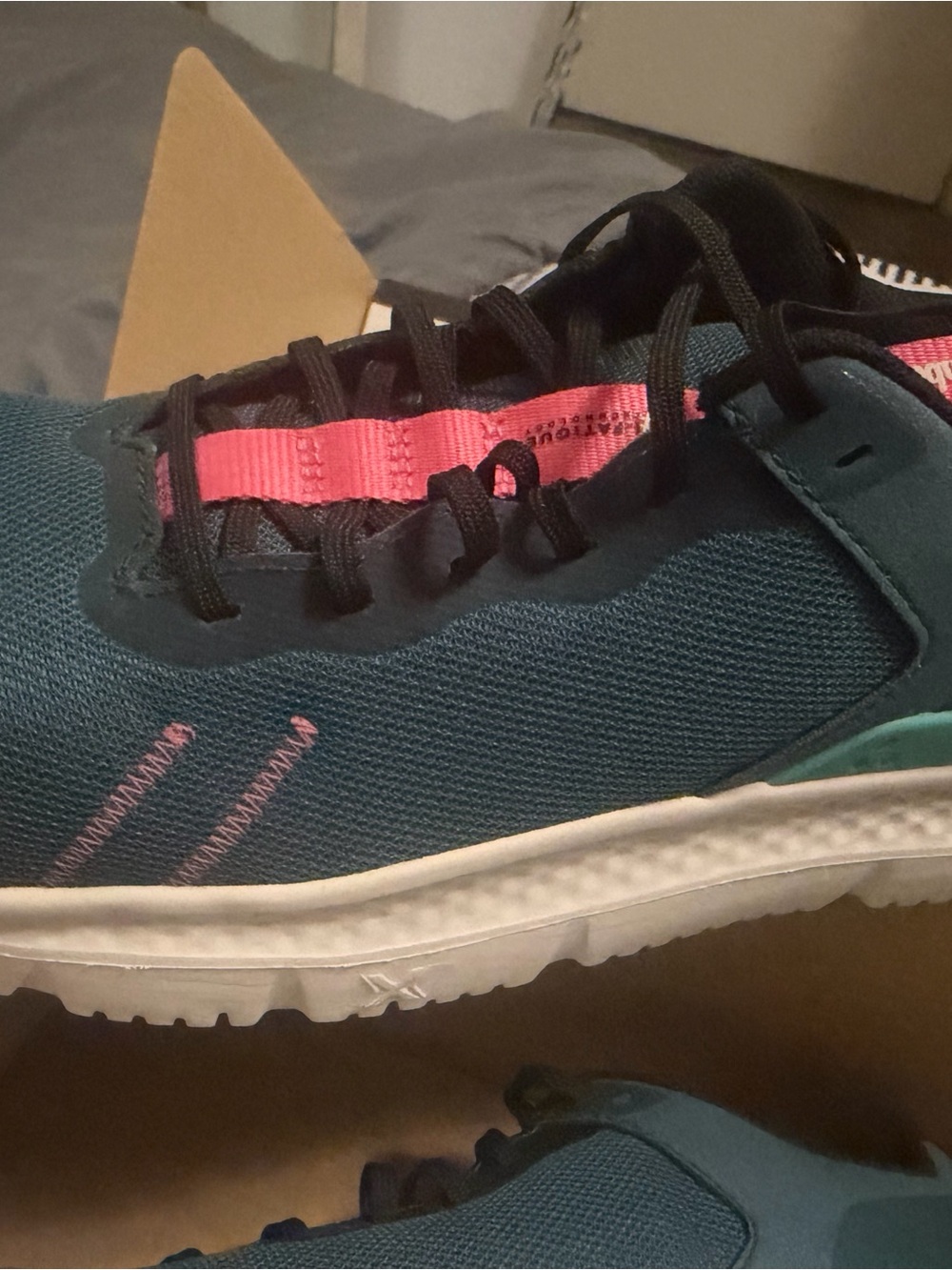 Timberland Black Sneaker with Pink Pull Tab